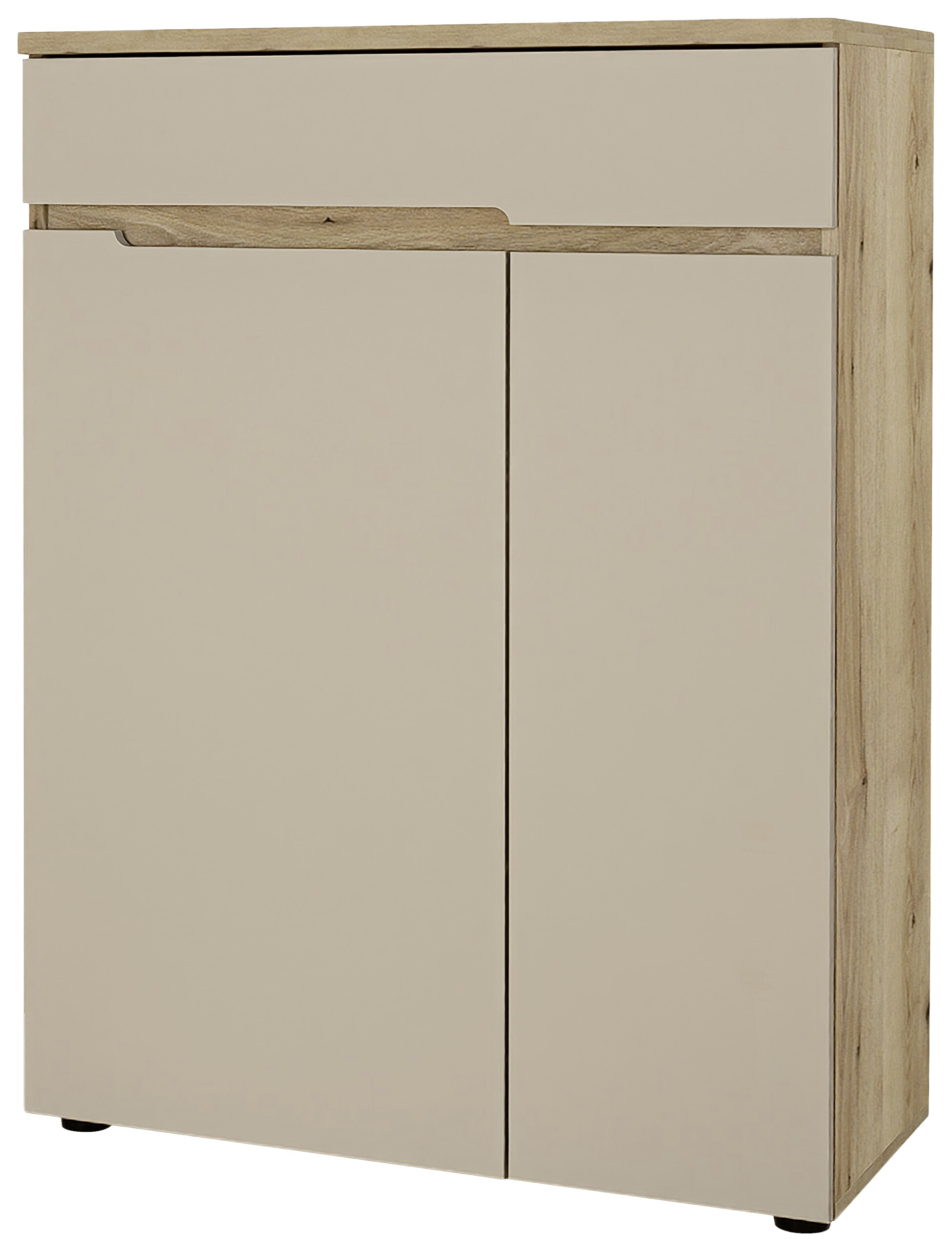 Schuhkommode Fargo Eiche Cashmere B/H/T: ca. 80x107x38 cm