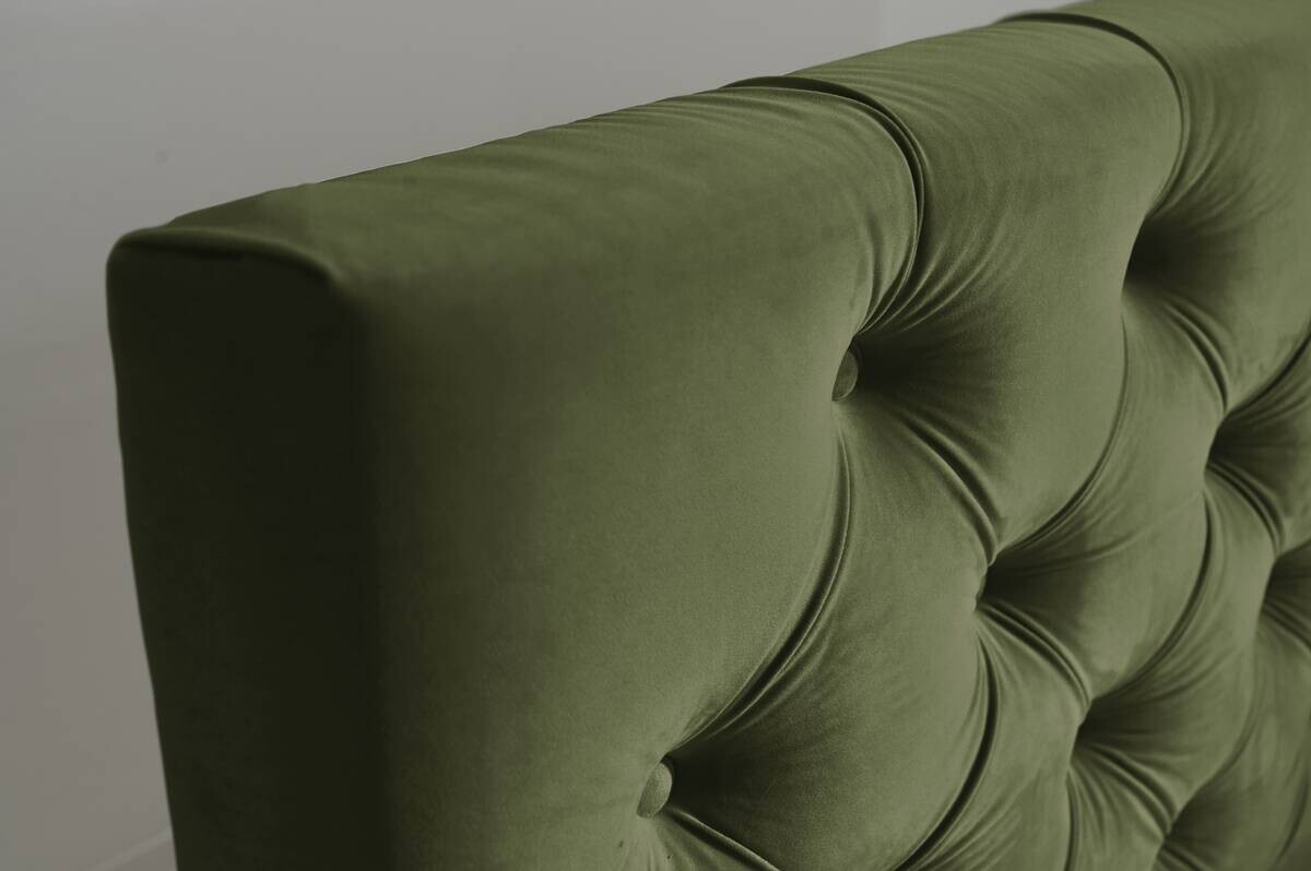 Boxbett Glow olive B/H/T: ca. 140x110x224 cm