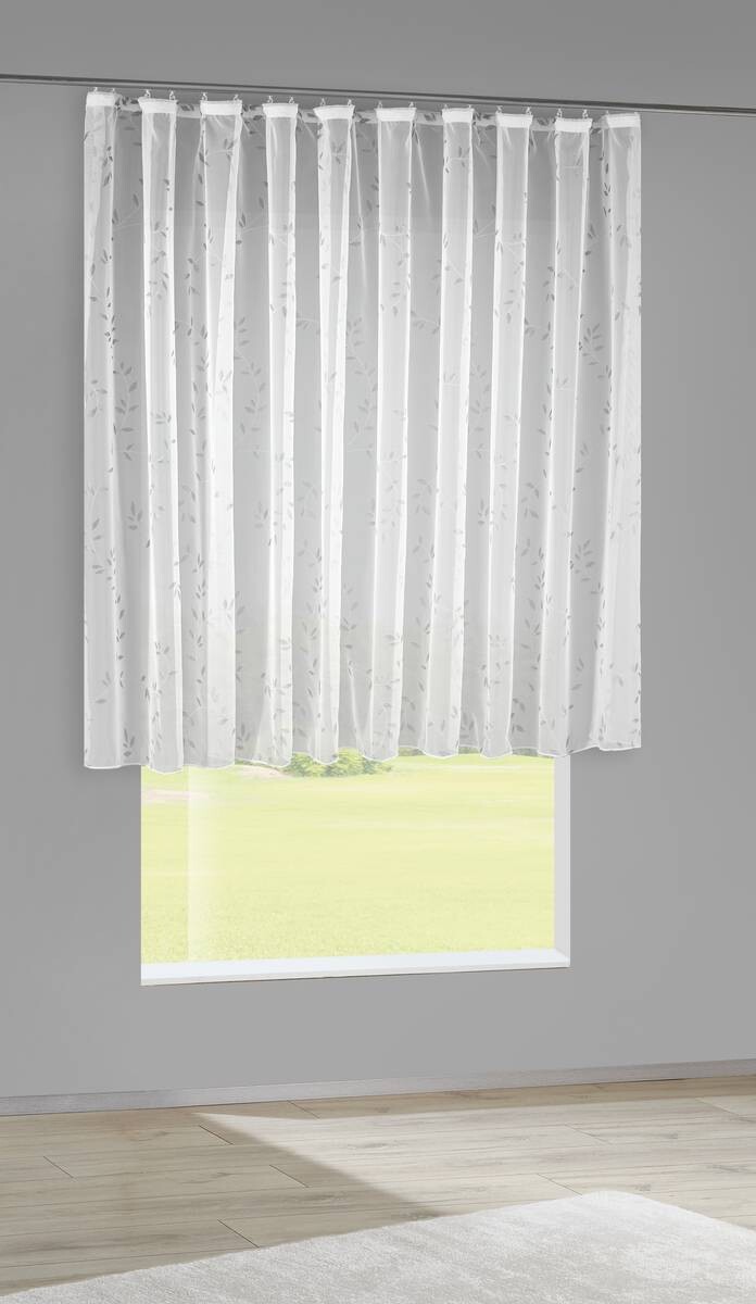 POCOline Fertigstore Laura weiß B/L: ca. 145x300 cm