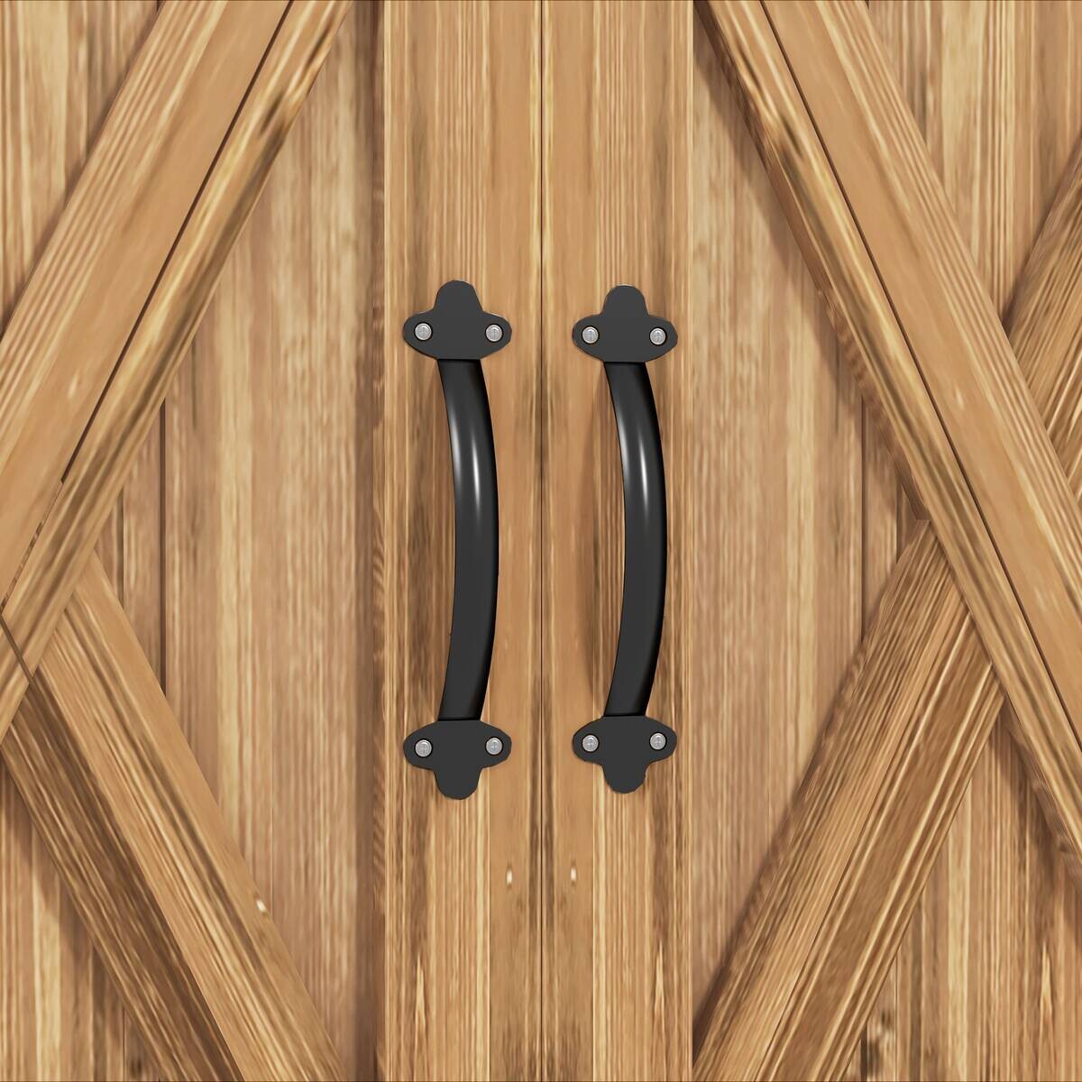 Outsunny Gartenschuppen braun Holz B/H/L: ca. 55x72x77 cm