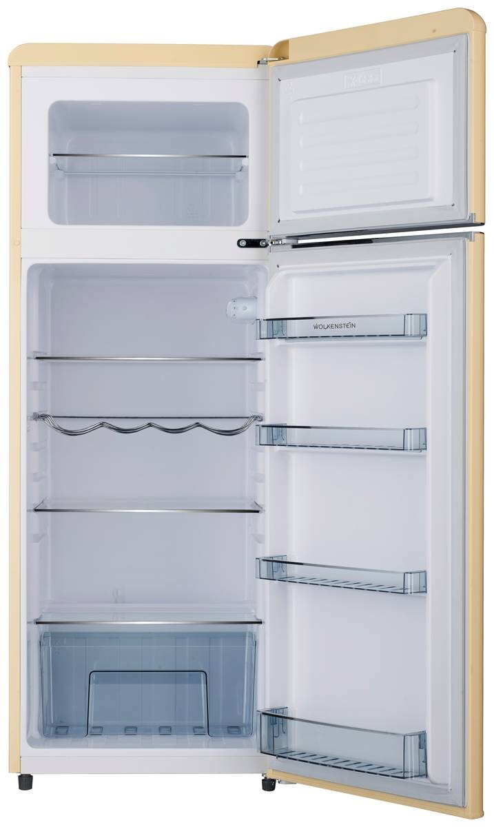 Wolkenstein Retro Kühl-/Gefrierkombination creme