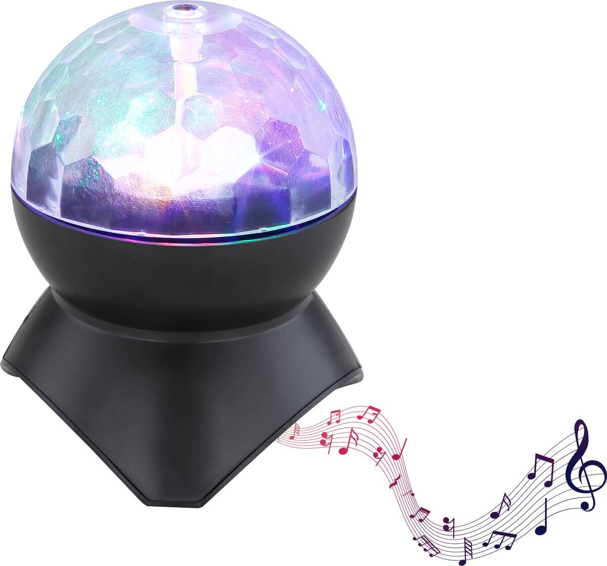 GLOBO Dekoleuchte klar schwarz Kunststoff H/D: ca. 12,5x11 cm 1 Brennstellen