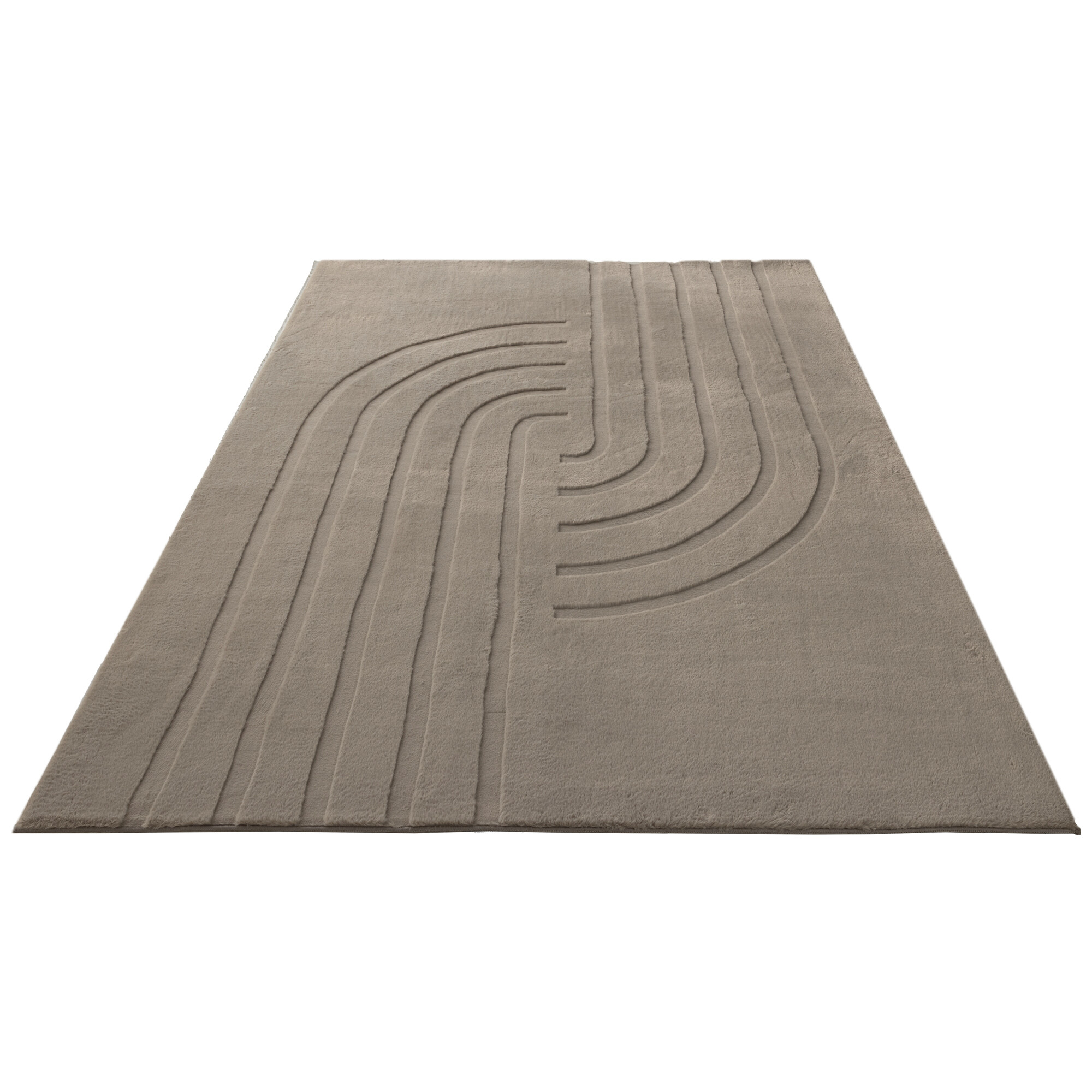 Obsession Teppich Zen Deluxe taupe B/H/L: ca. 120x12x170 cm