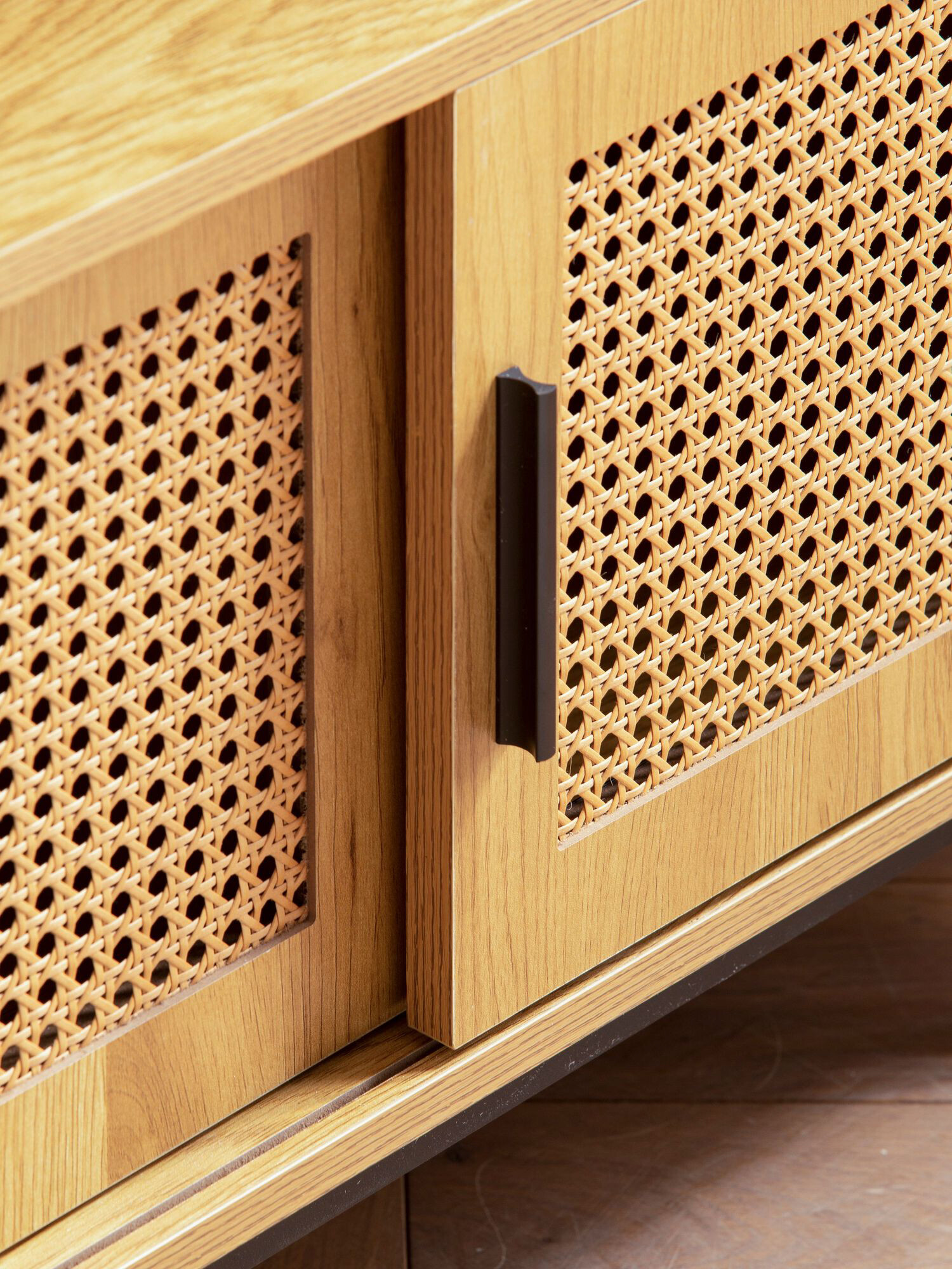 Lowboard Eiche Optik B/H/T: ca. 120x45,5x40 cm