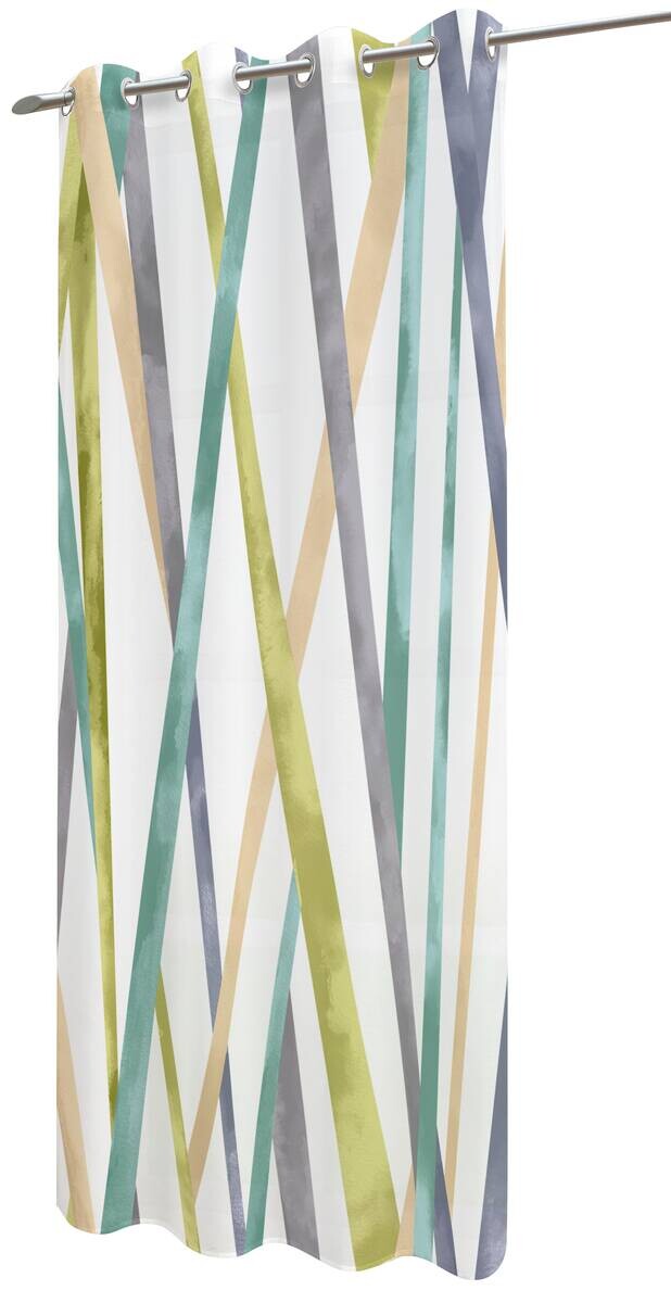 silver edition Ösenvorhang Melanie grün B/L: ca. 135x245 cm