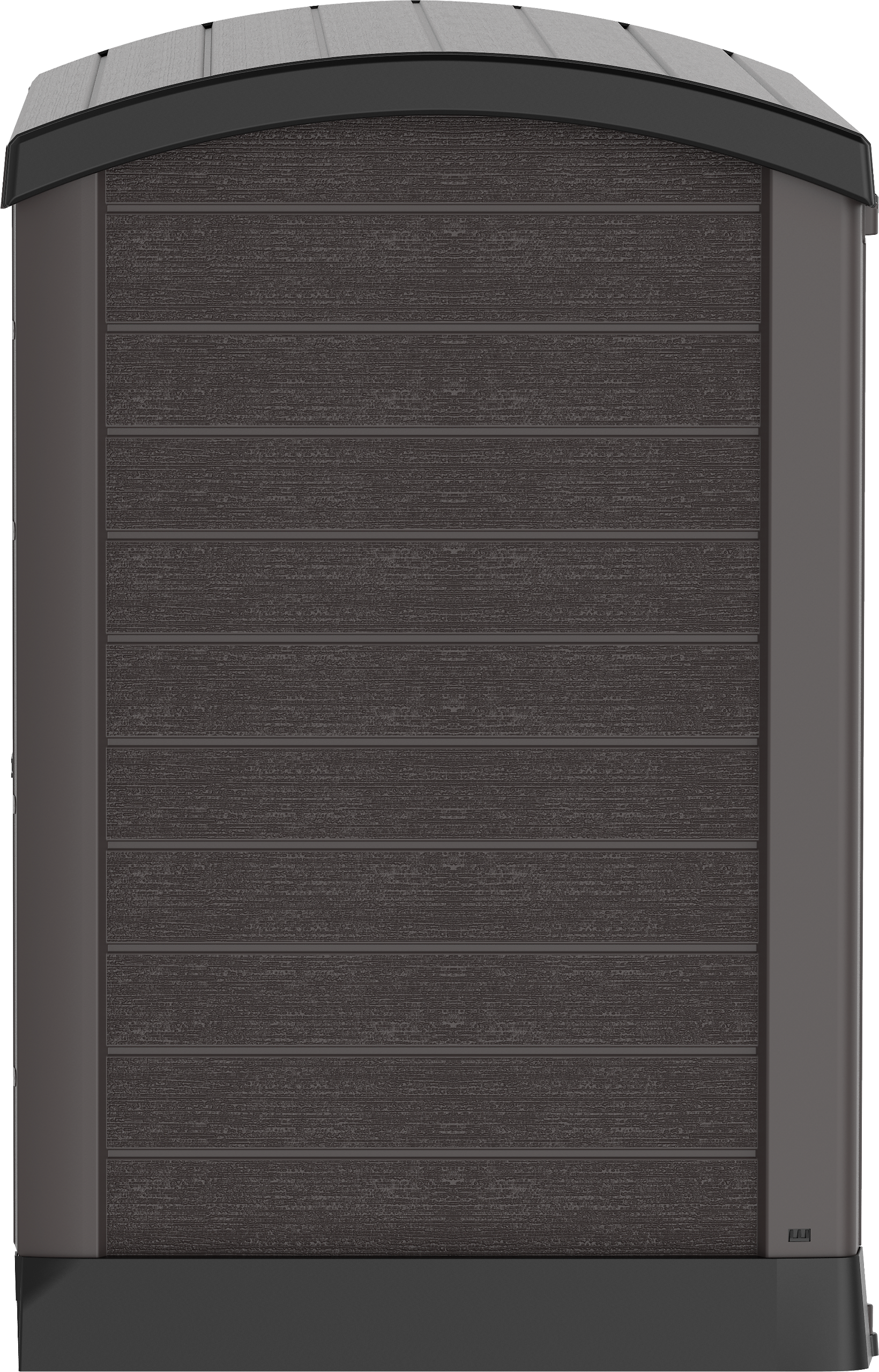 VCM Mülltonnenbox 2er StoreAway braun Kunststoff B/H/L: ca. 145x125x83 cm