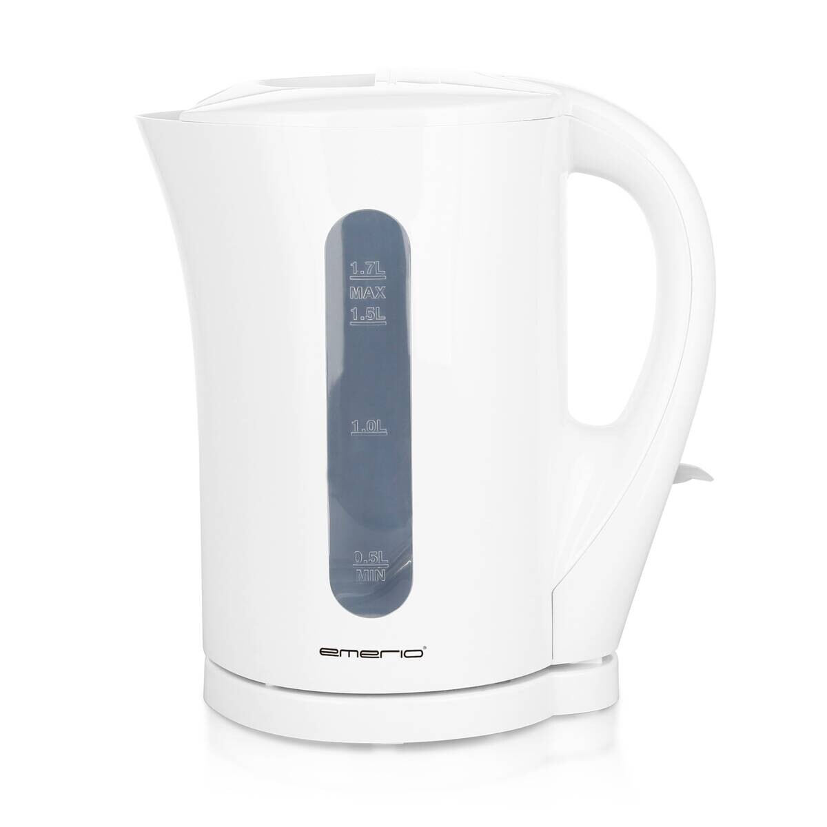 Emerio Wasserkocher WK-123483.1 weiß Kunststoff H/D: ca. 21,6x17 cm ca. 1,7 l