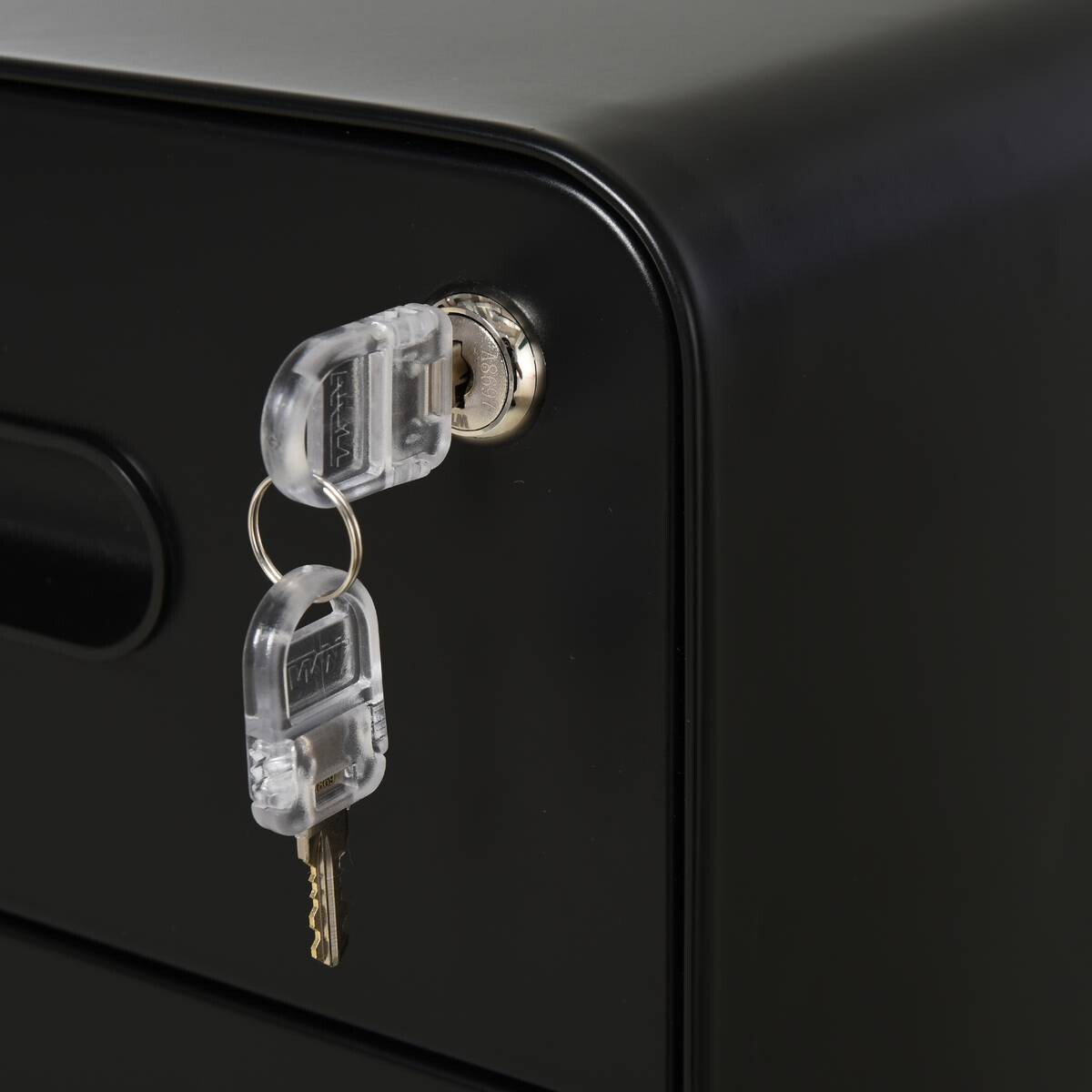 Aktenschrank 924-007BK schwarz B/H/T: ca. 39x59x48 cm