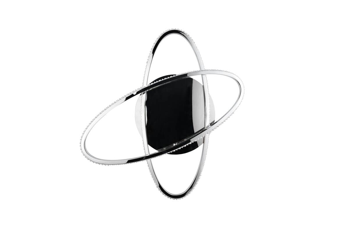 Reality Deckenleuchte Lane Chrom Metall B/H/D: ca. 58x9x58 cm