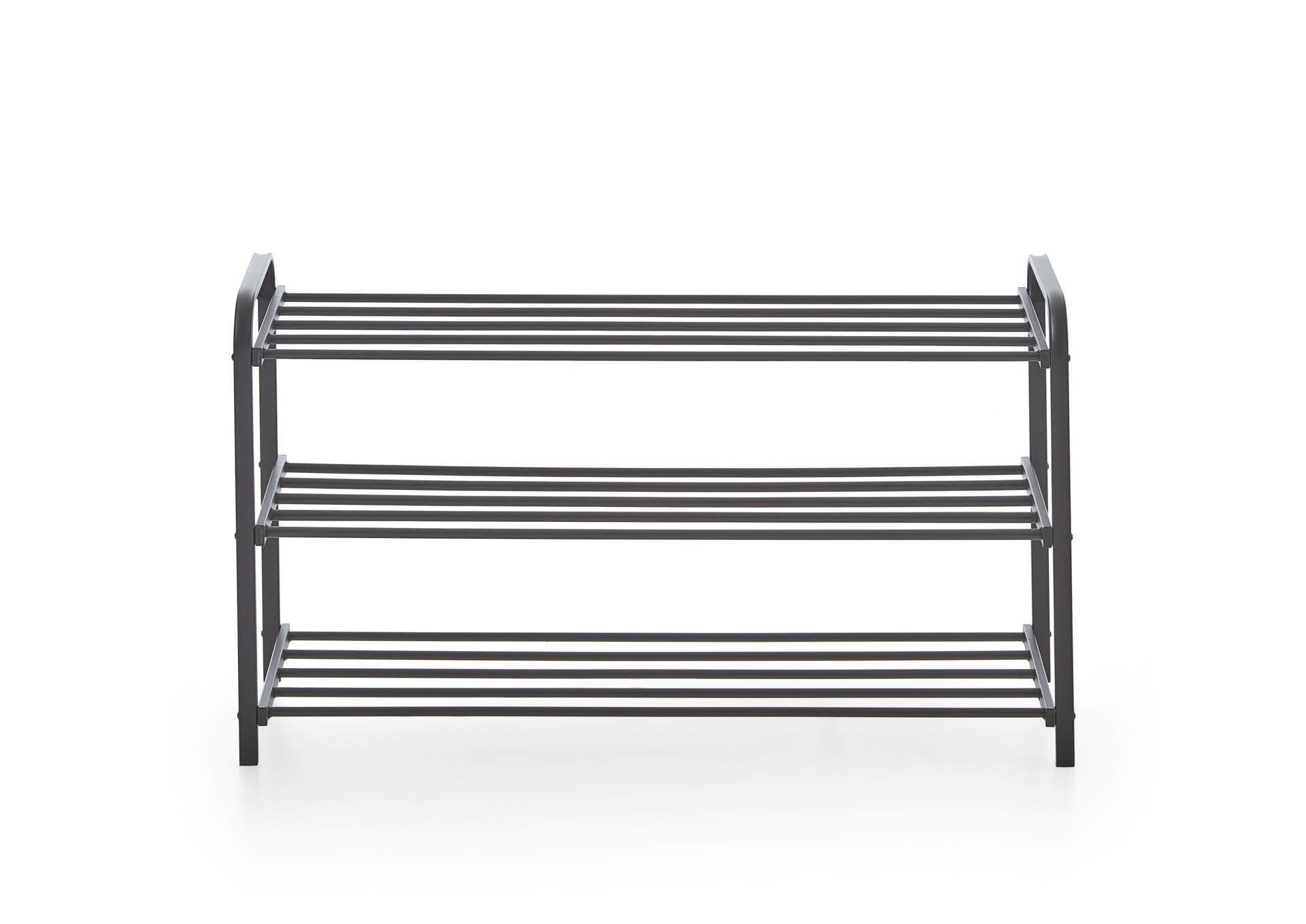 Schuhregal schwarz B/H/T: ca. 89x49x29 cm