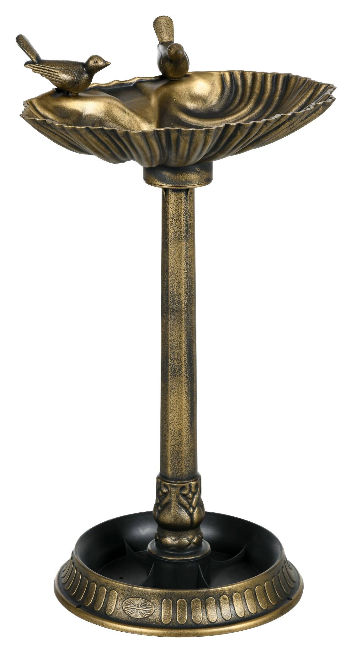 Outsunny Vogeltränke bronze Kunststoff B/H/L: ca. 38x81x49,5 cm