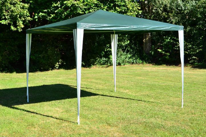 VCM Pavillon grün Stahlrohr B/H/L: ca. 300x197x300 cm VCM Pavillon grün Stahlrohr B/H/L: ca. 300x197x300 cm