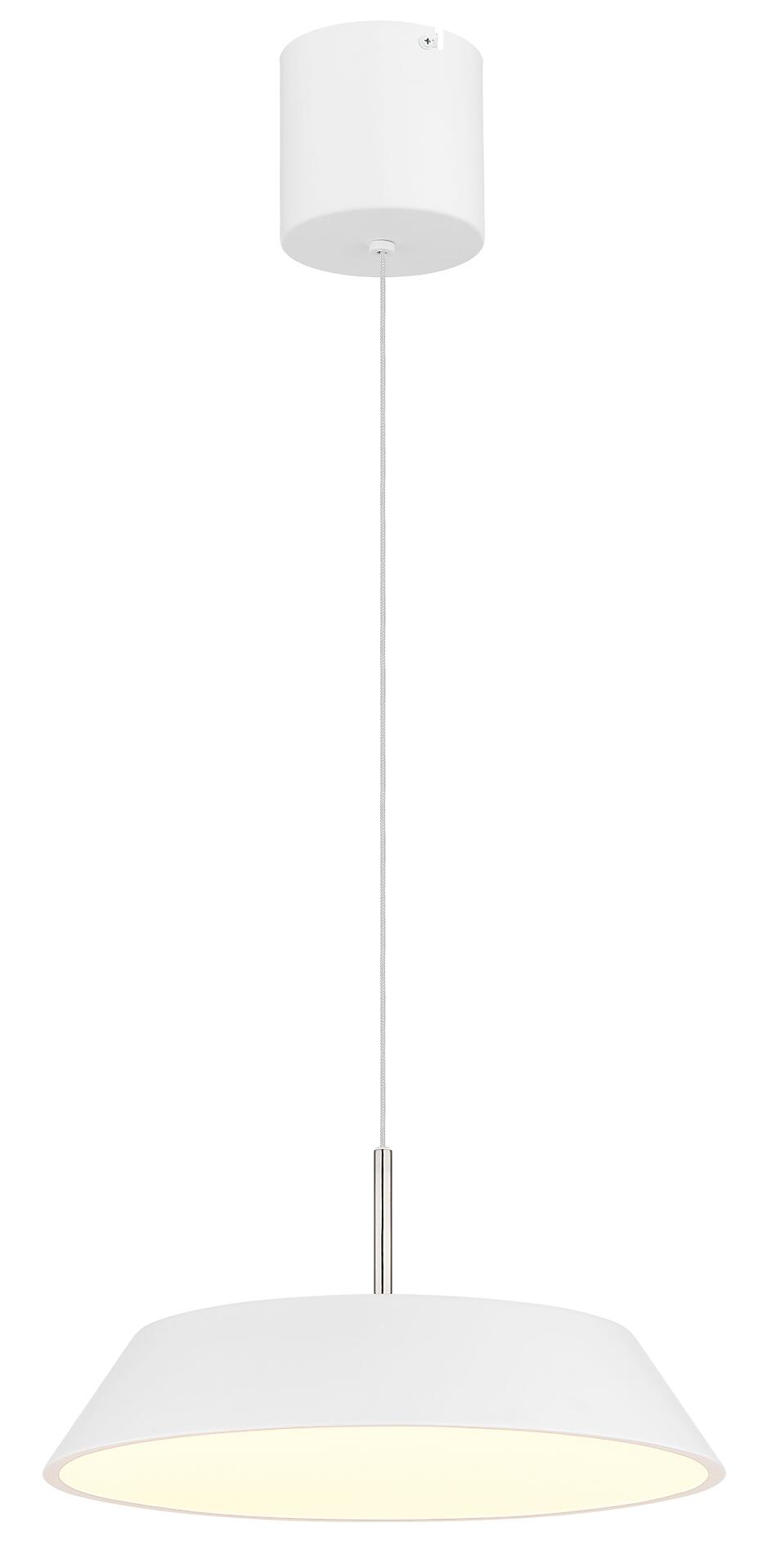 GLOBO LED-Hängeleuchte Opal weiß Metall Kunststoff H/D: ca. 180x40 cm 1.0 Brennstellen