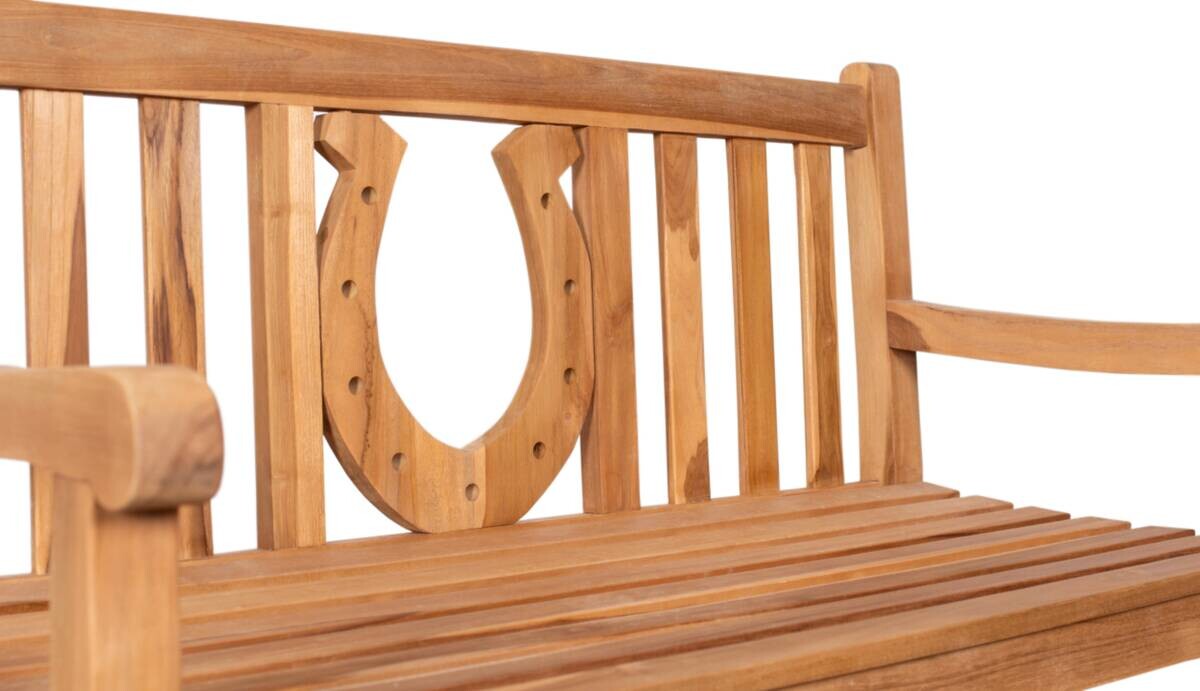 deVries Gartenbank Woodie natur Teakholz B/H/L: ca. 60x89x120 cm