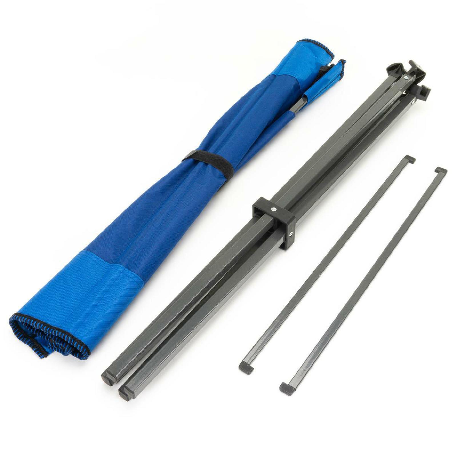 VCM Campingtisch blau Polyester-Mischgewebe B/H/L: ca. 50x50x80 cm