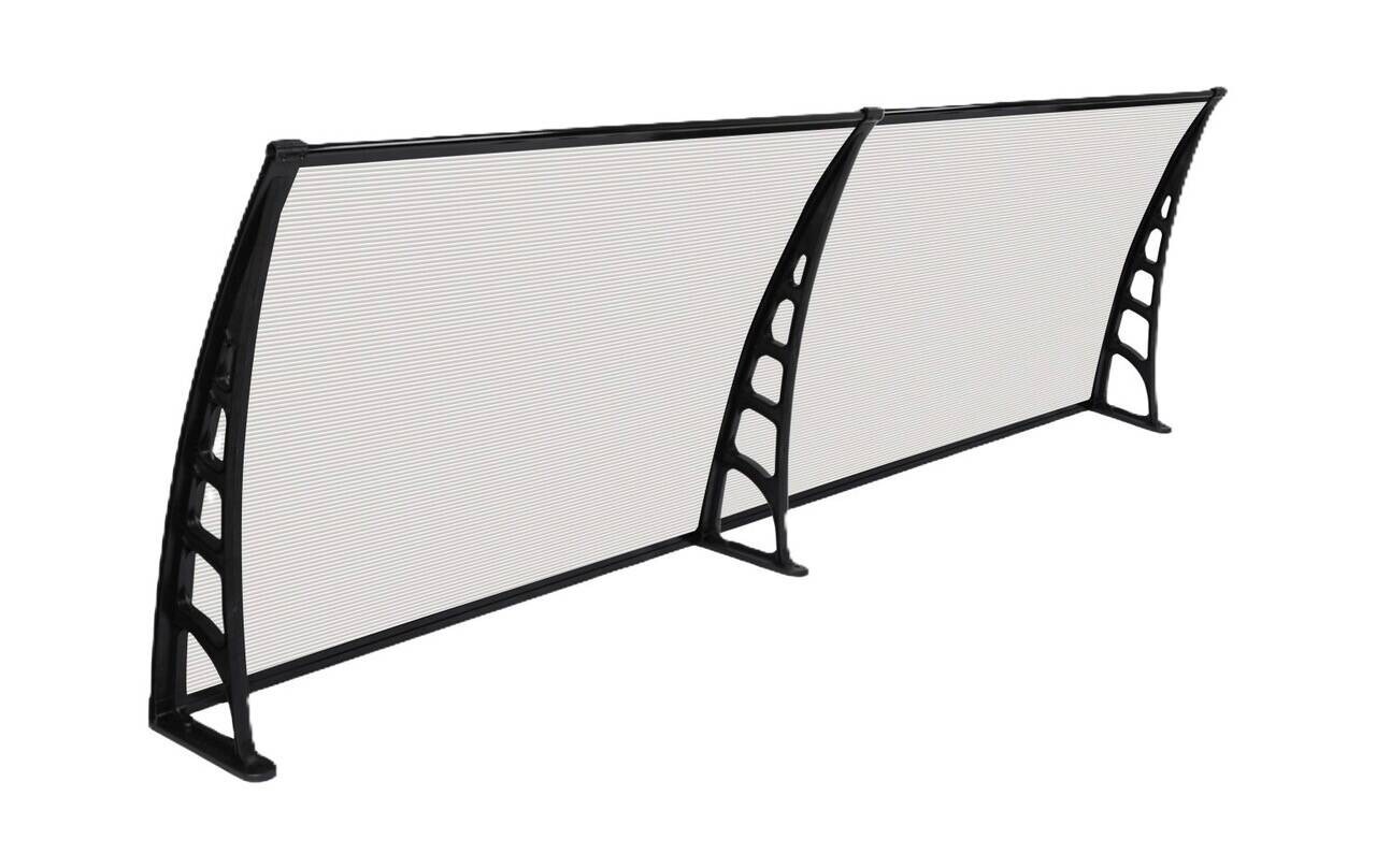 Brosplast Vordach Crocus transparent B/H/L: ca. 240x23x80 cm