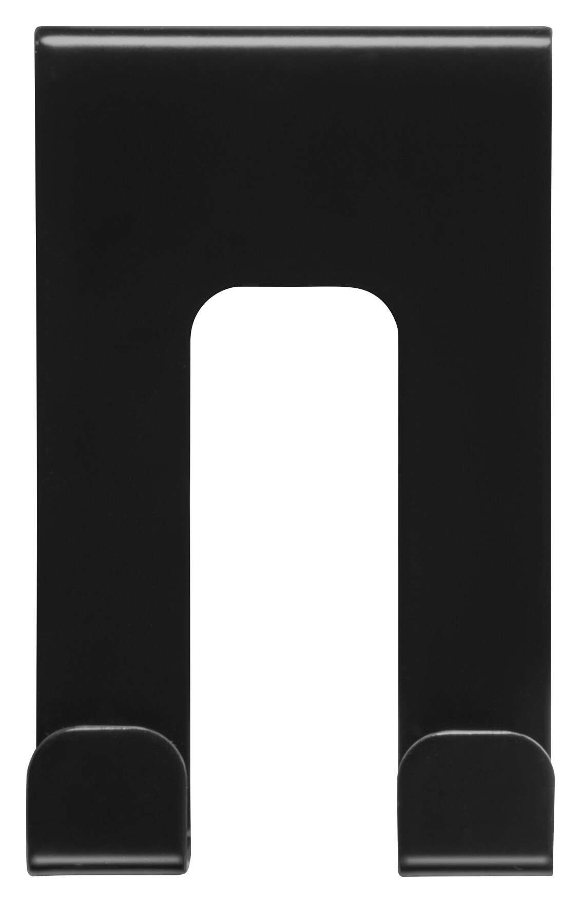 Türgarderobe Hook 2 anthrazit pulverbeschichtet Metall B/H/T: ca. 5,01x8x4,2 cm