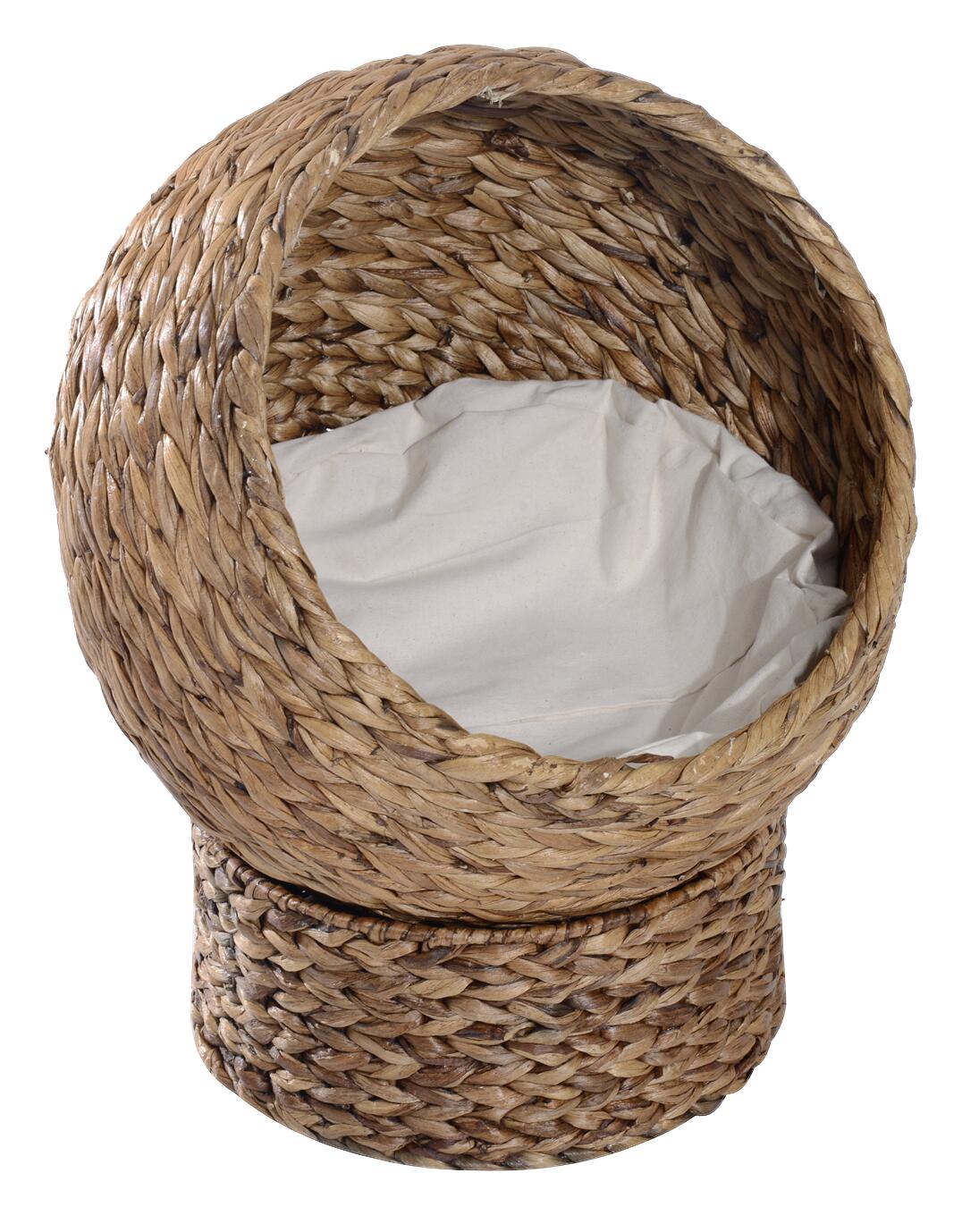 PawHut Katzenkorb braun Metall B/H/L: ca. 33x52x42 cm