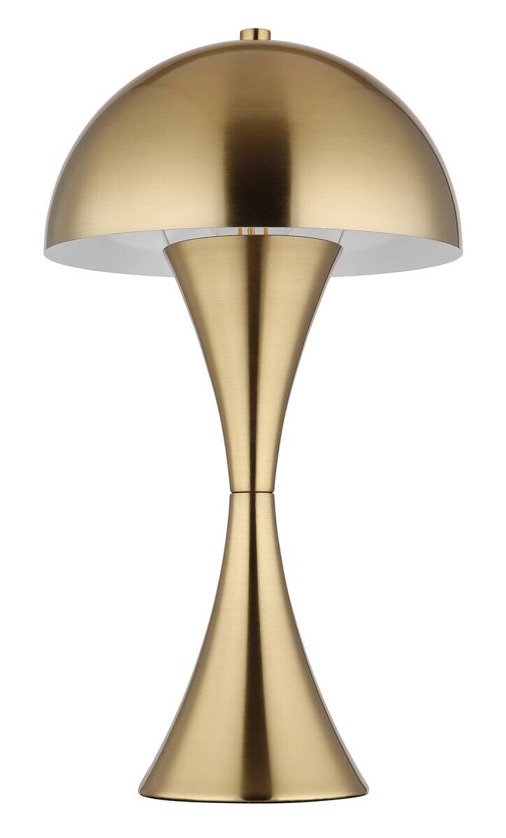 GLOBO Tischleuchte messing Metall H/D: ca. 36,1x20 cm E27 1 Brennstellen