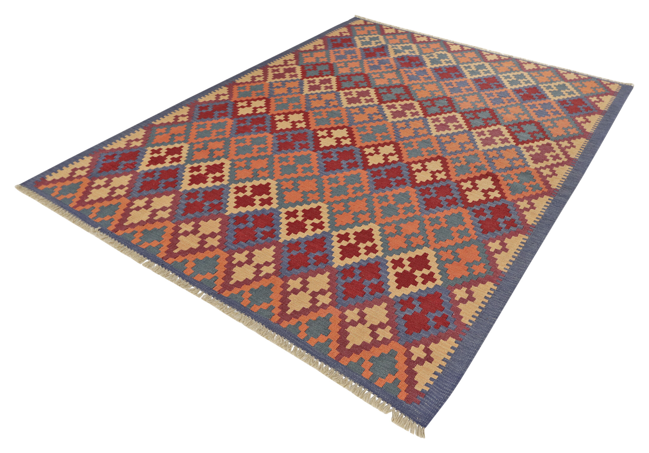 PersaTepp Teppich Kelim Gashgai bunt B/H/L: ca. 180x1x235 cm