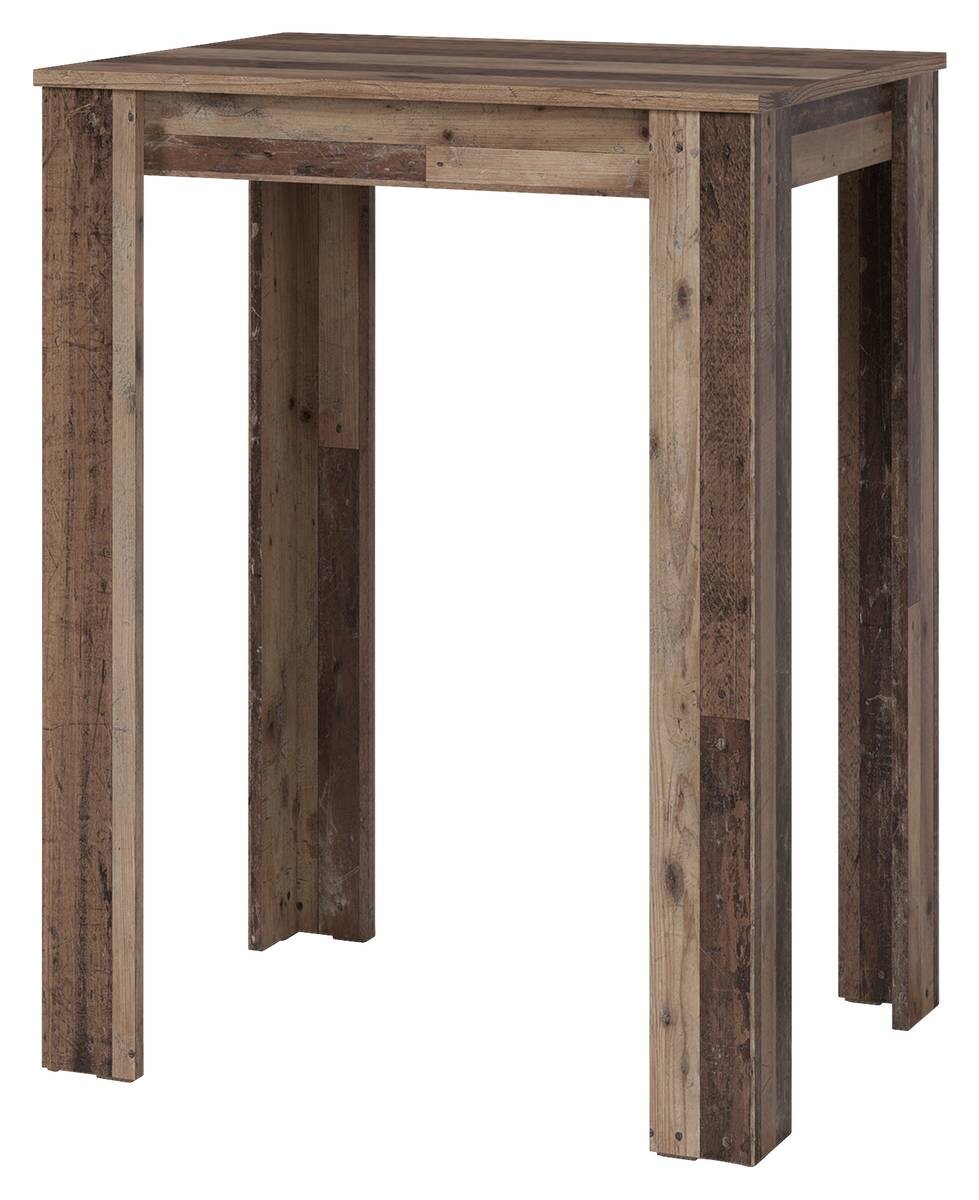 Bartisch NELE Eiche Old Wood Nachbildung Holzwerkstoff B/H/T: ca. 80x104x60 cm