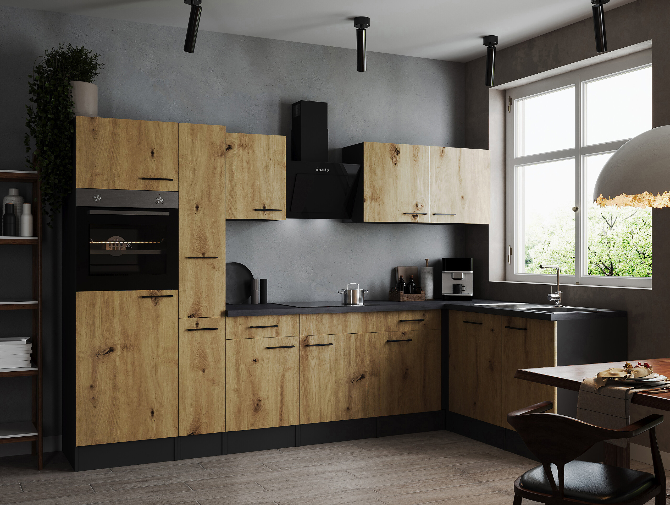 Winkelküche Oliver B/H/T: ca. 310x205x172 cm