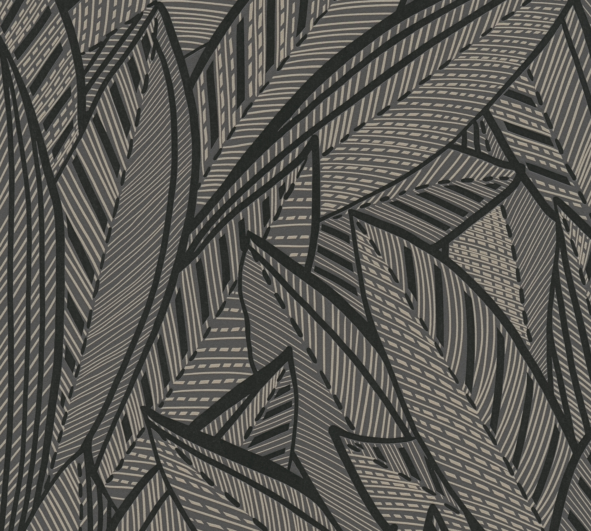 A.S.Creation Vliestapete schwarz B/H/D: ca. 53x1005x9,7 cm