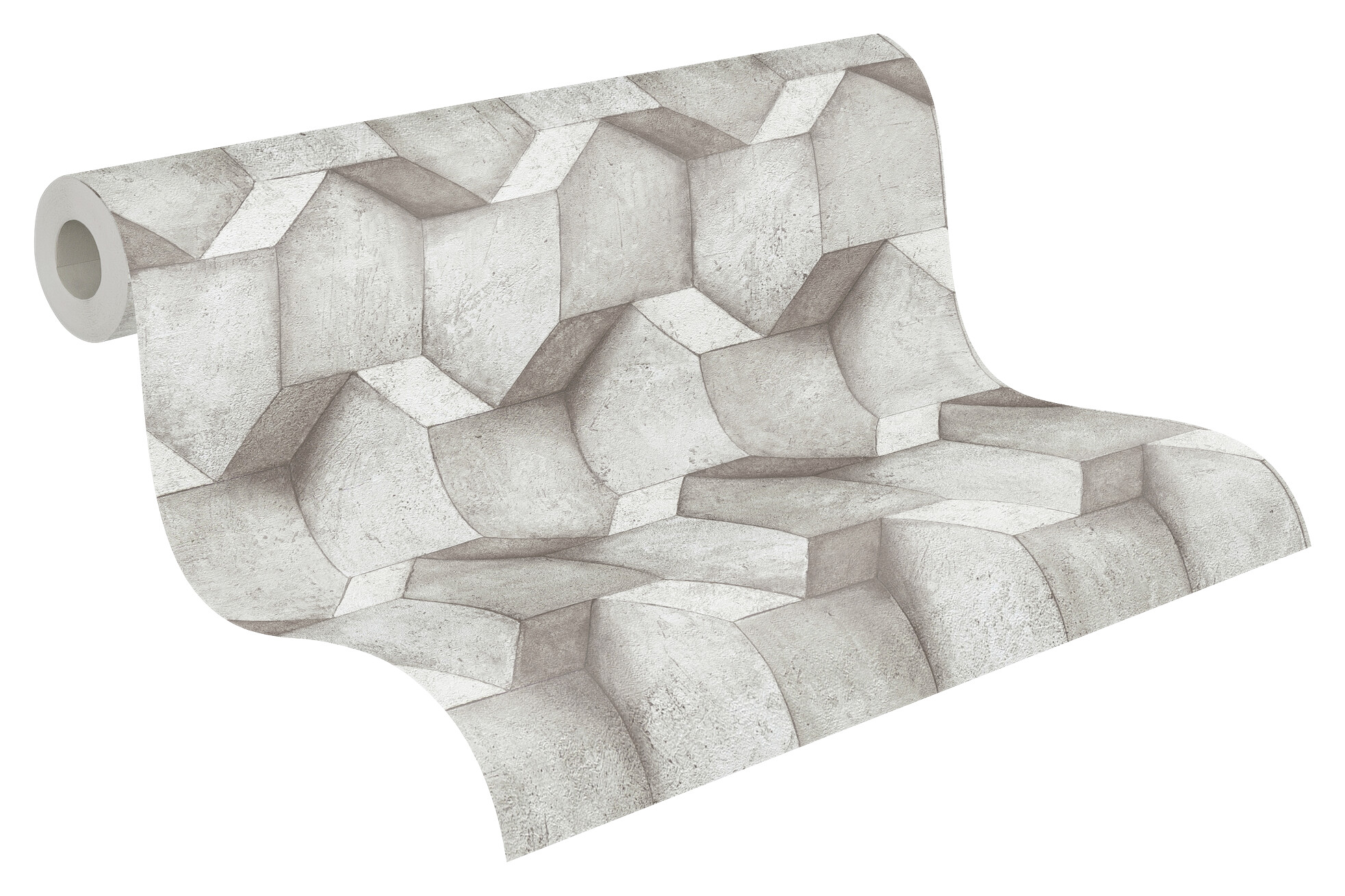 A.S.Creation Vliestapete grau B/H/D: ca. 53x1005x8,3 cm