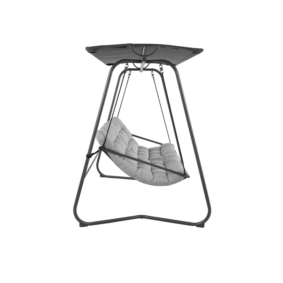 POCOline Hollywoodschaukel hellgrau Stahl B/H/L: ca. 151x195x220 cm