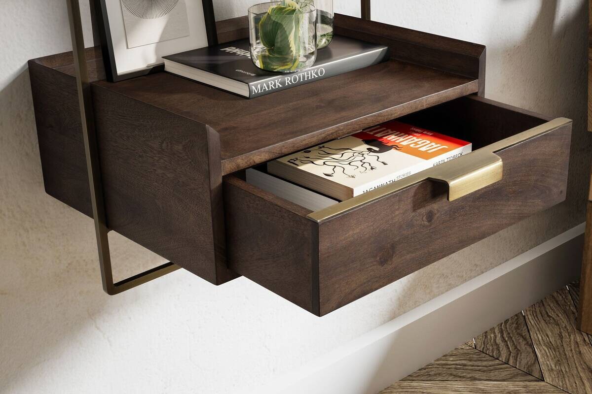 Nachtkonsole schwarz B/H/T: ca. 44x45x35 cm