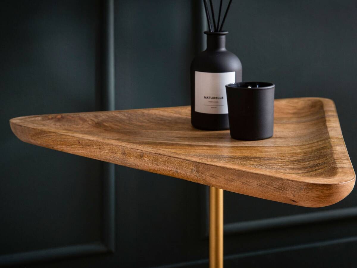 Beistelltisch Mango Marmor B/H/T: ca. 45x55x40 cm