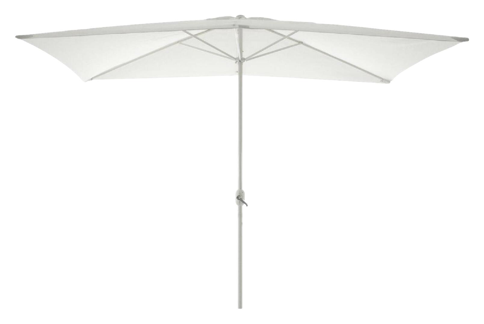 VCM Sonnenschirm weiß Polyester-Mischgewebe B/H/L: ca. 200x235x300 cm