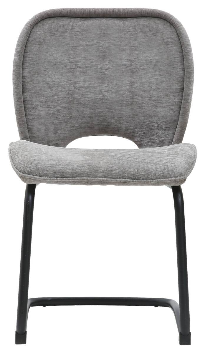 Schwingstuhl Maja grau Microfaser B/H/T: ca. 63x88x52,5 cm