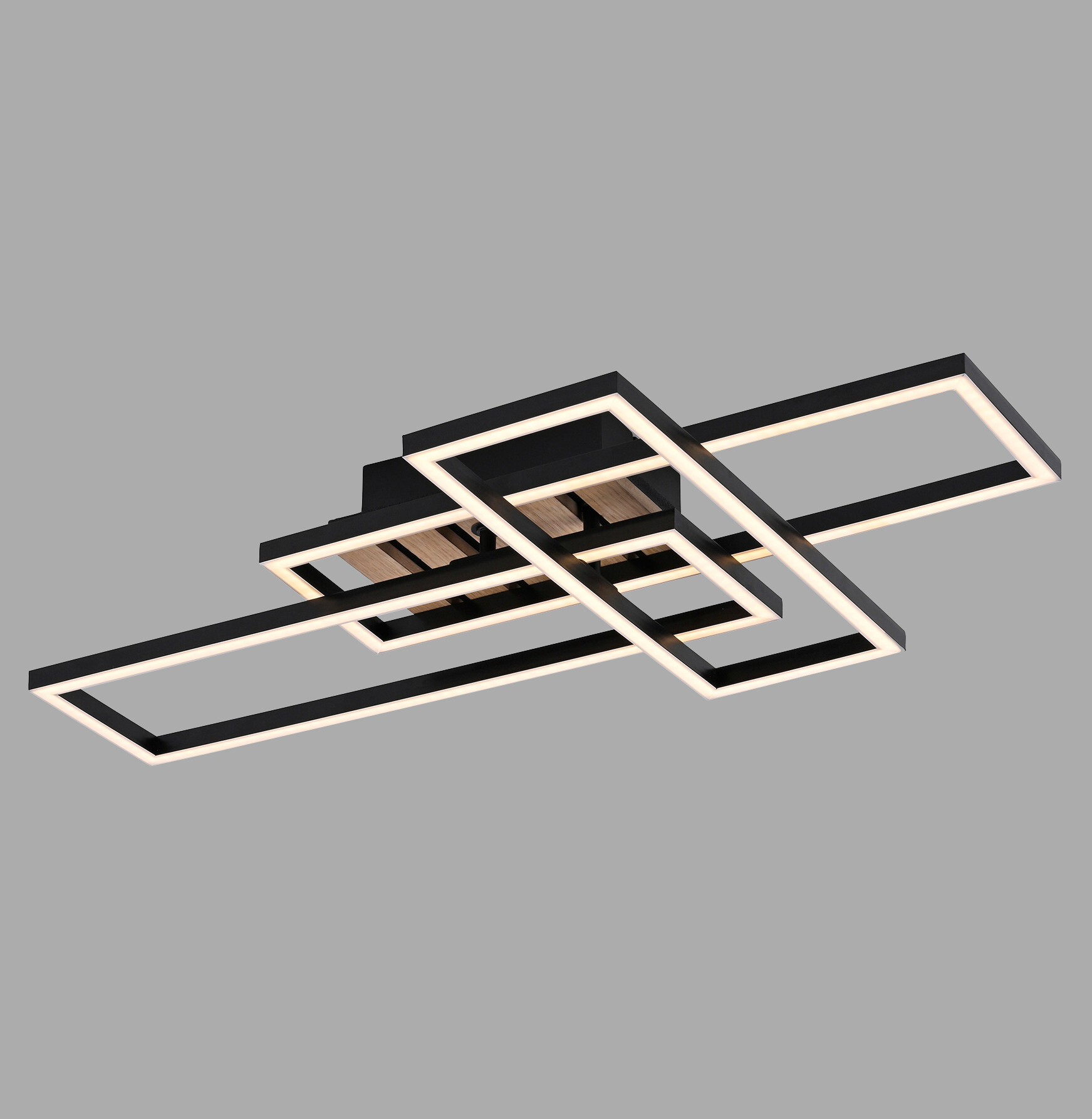 Just Light LED-Deckenleuchte Akustika B/H/L: ca. 35x11,5x65 cm