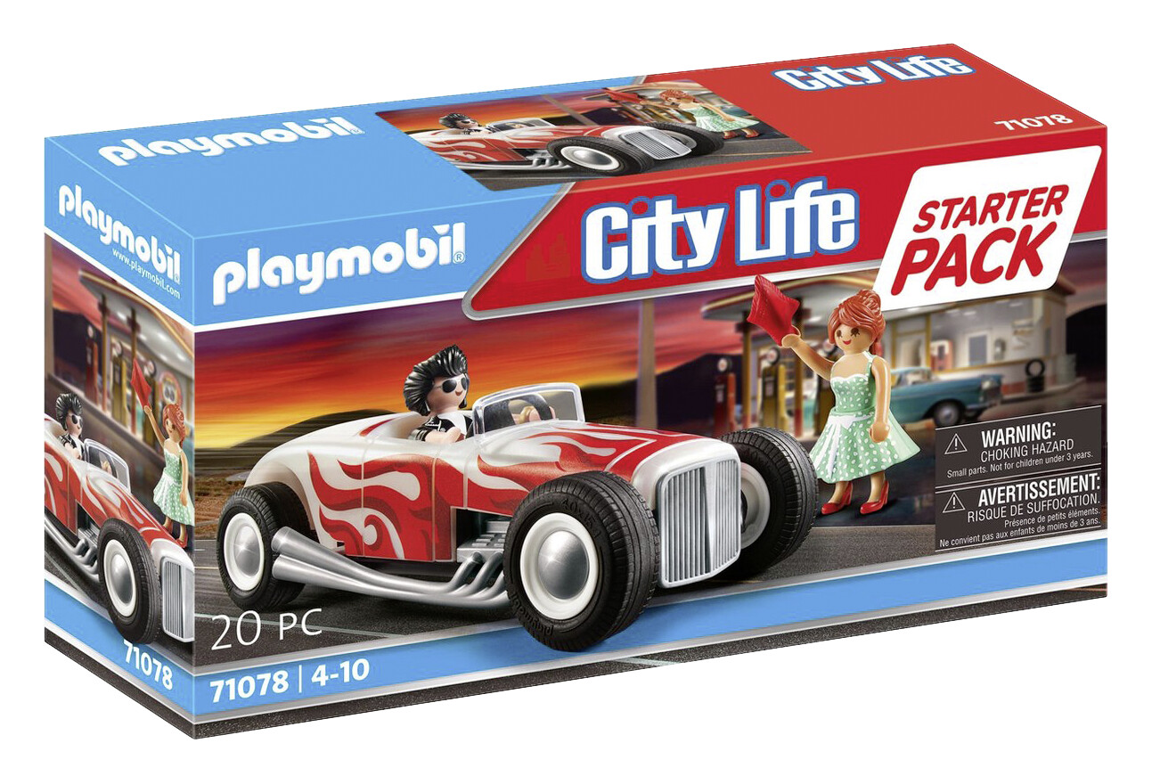 Playmobil City Life Starter Pack Hot Rod 71078
