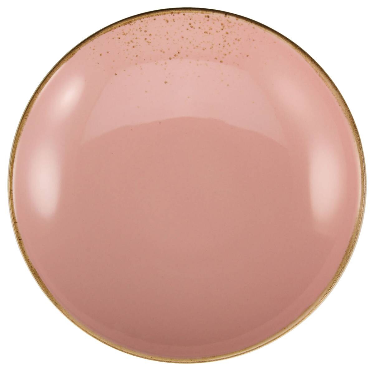 CreaTable Suppenteller NATURE COLLECTION rosa Steinzeug D: ca. 22 cm