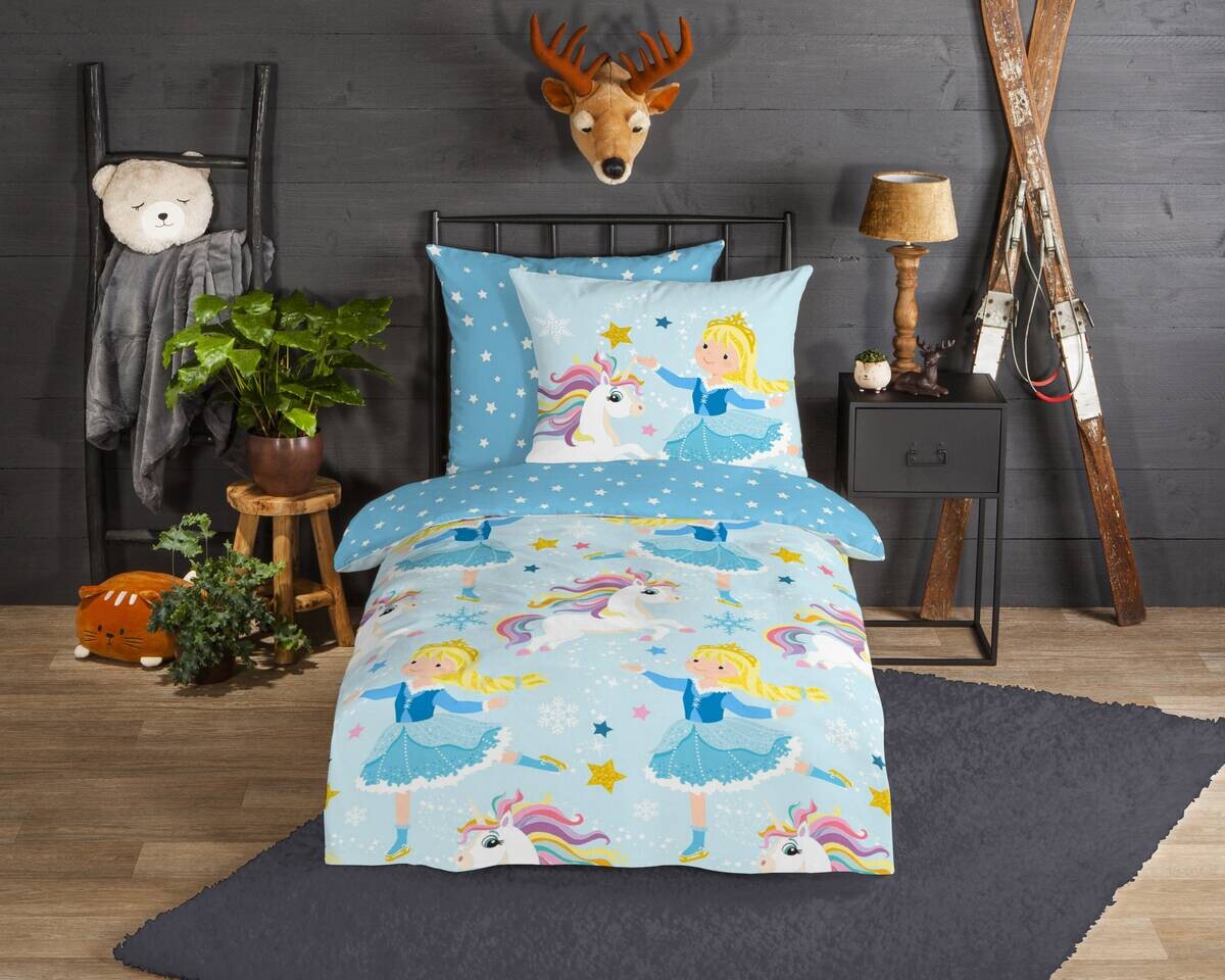 Baumwoll Bettwäsche Flanell Multi Baumwolle B/L: ca. 135x200 cm