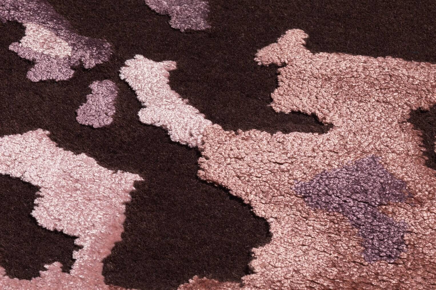 Arte Espina Kurzflorteppich Diamond 8051 altrosa B/L: ca. 170x240 cm