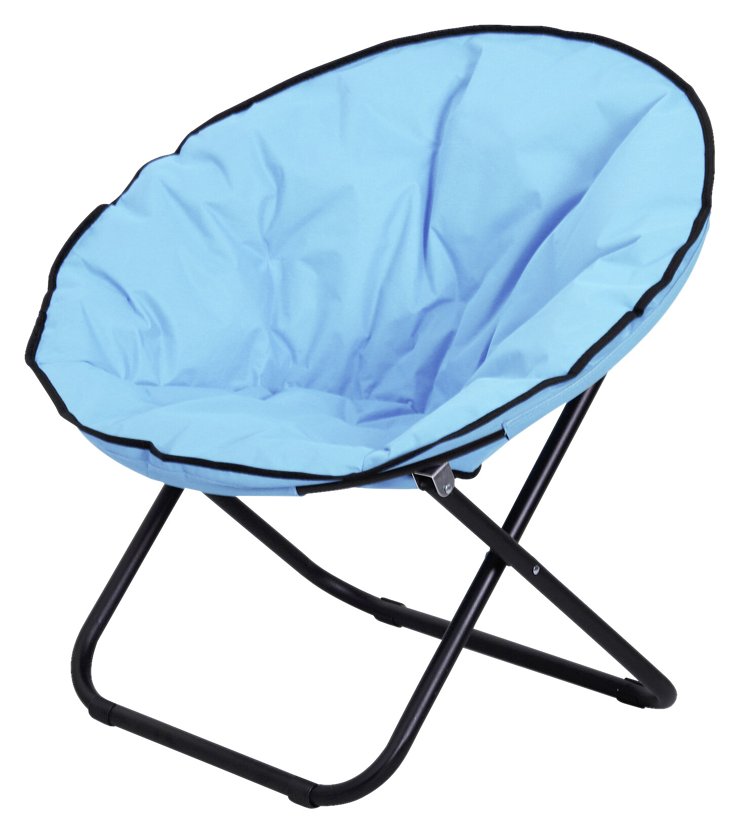 Outsunny Campingstuhl blau Kunststoff B/H/L: ca. 80x75x80 cm