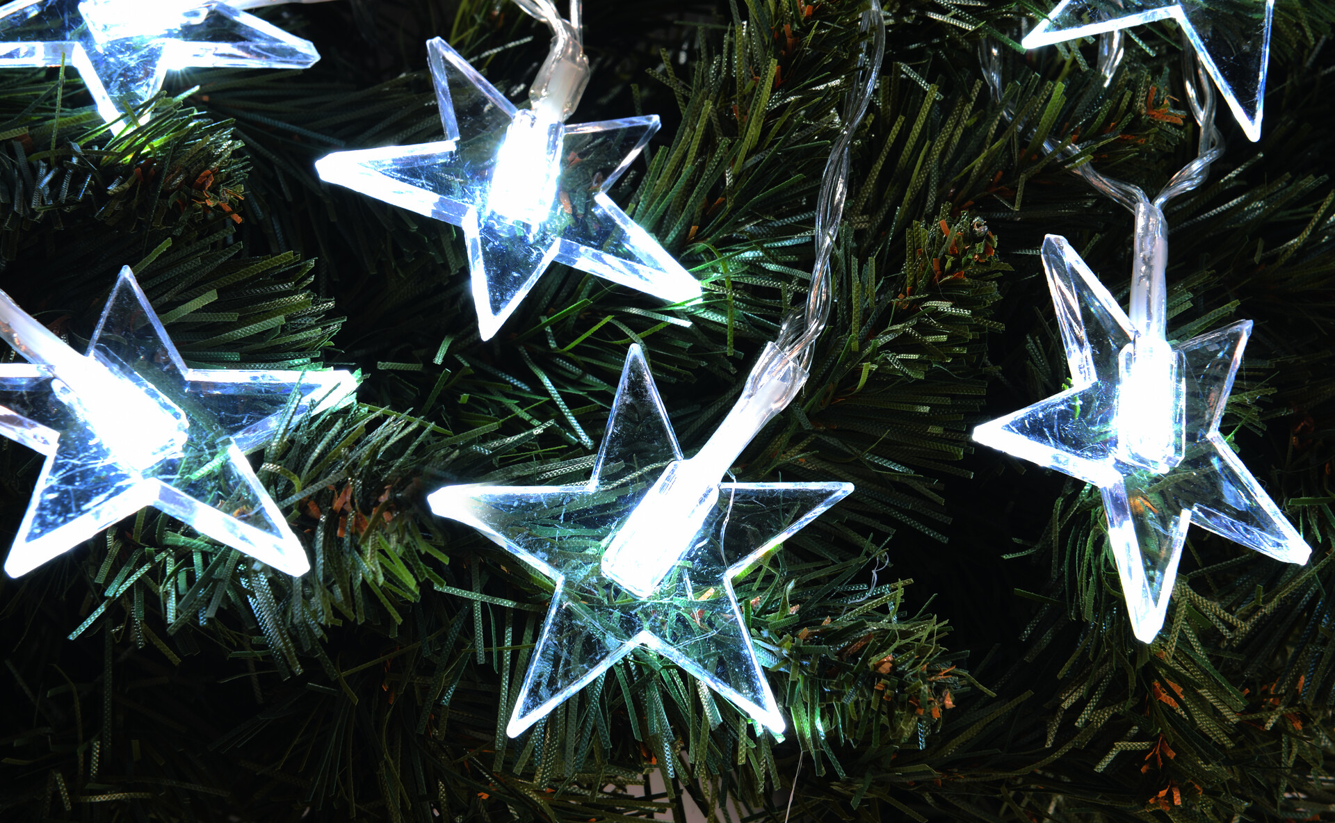 POCOline LED-Lichterkette kaltweiß Kunststoff L: ca. 300 cm