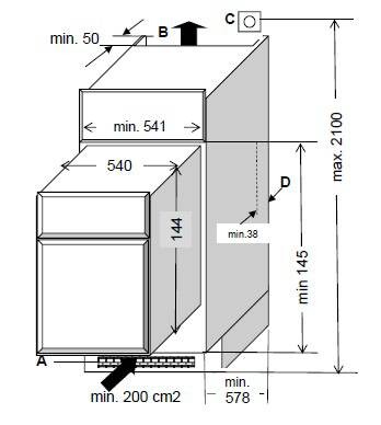 Respekta Küchenblock Premium grau hochglänzend B/H/T: ca. 345x220,5x60 cm