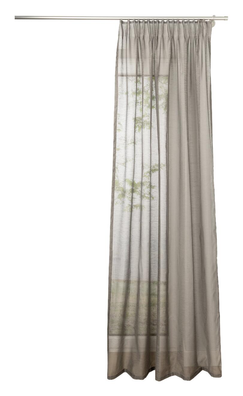 Kombivorhang SOFT taupe B/L: ca. 135x245 cm
