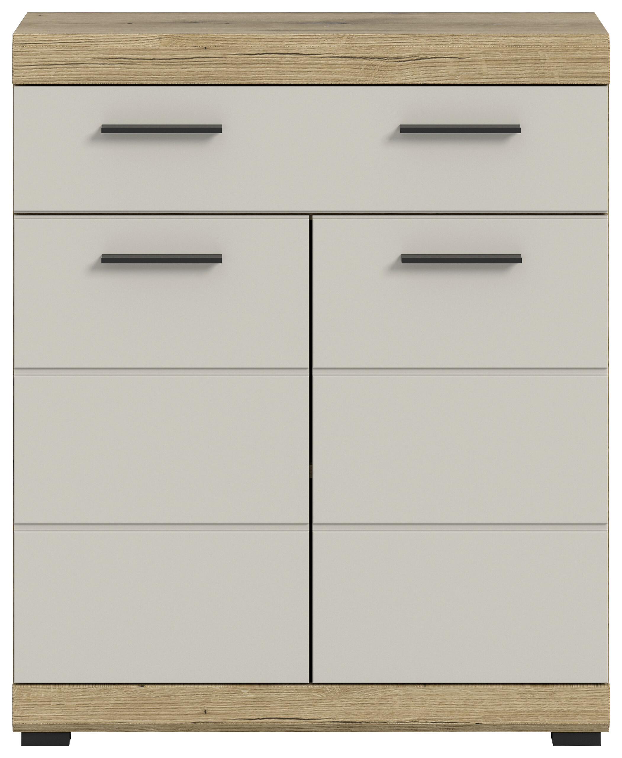 Badhochschrank Scout Evoke Oak Nachbildung Kaschmirgrau Nachbildung B/H/T: ca. 74x88x31 cm
