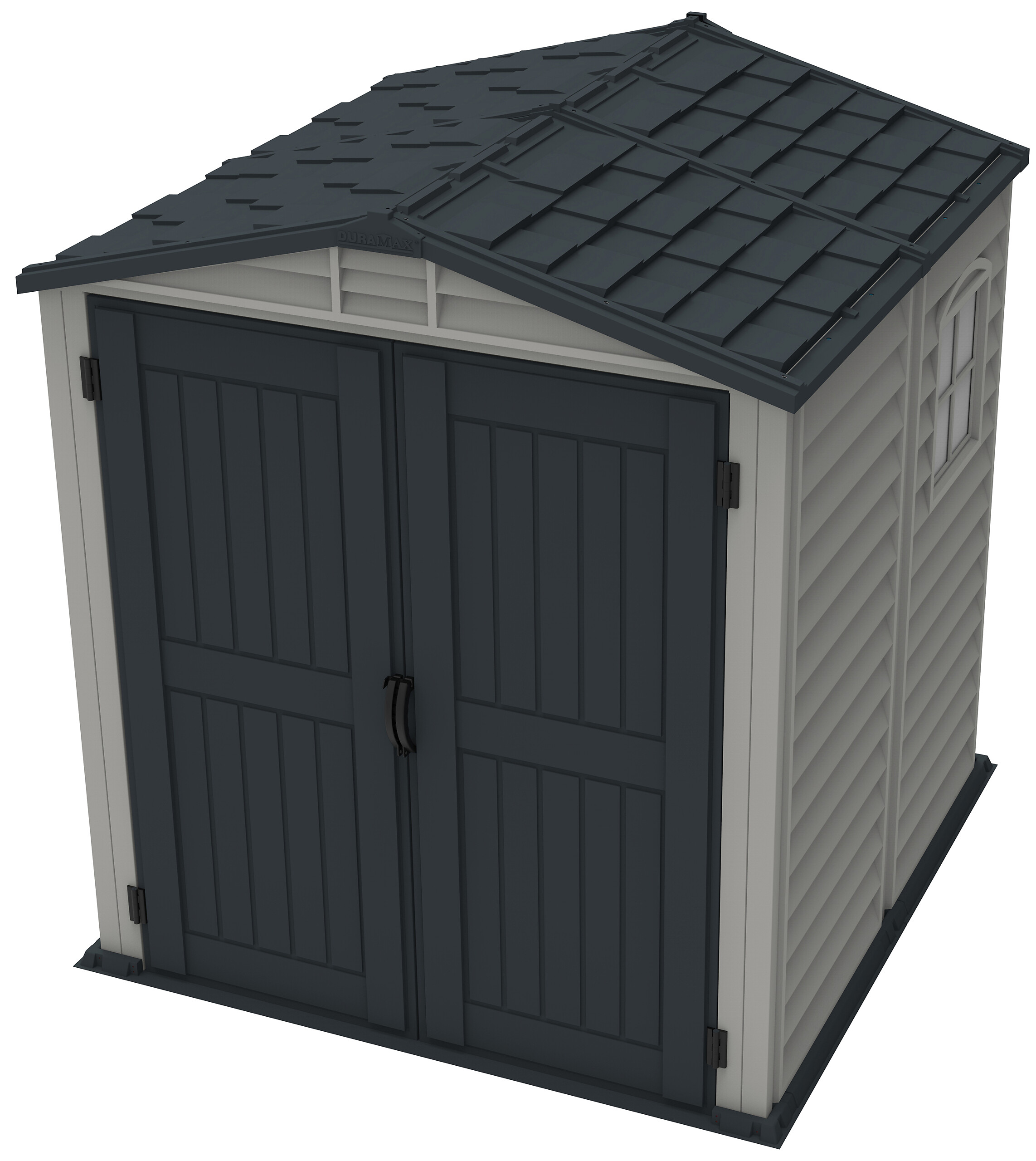 VCM Gerätehaus grau B/H/L: ca. 186x213x190 cm