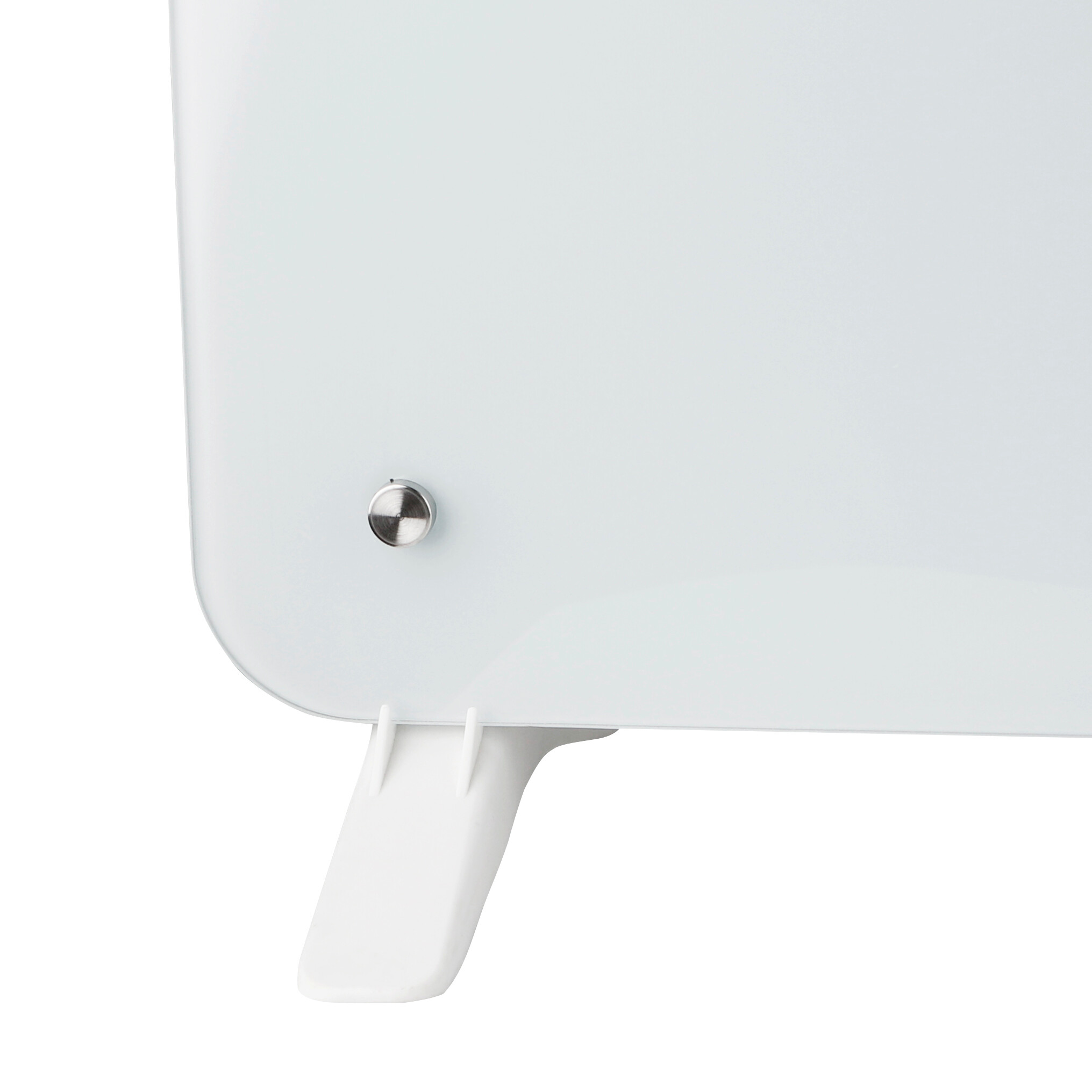 Glasradiator weiß Metall Kunststoff B/H/L: ca. 20x47x76,5 cm ca. 2000 W