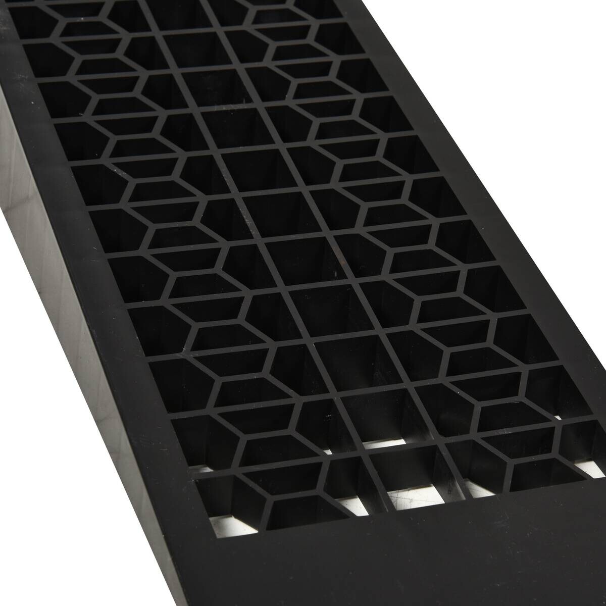 HOMCOM Haushaltshelfer schwarz Kunststoff B/H/L: ca. 19,5x70x7,8 cm