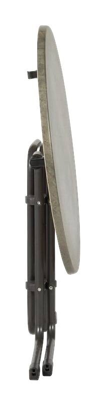 Acamp Gartentisch Piazza anthrazit Stahl H/D: ca. 72x80 cm