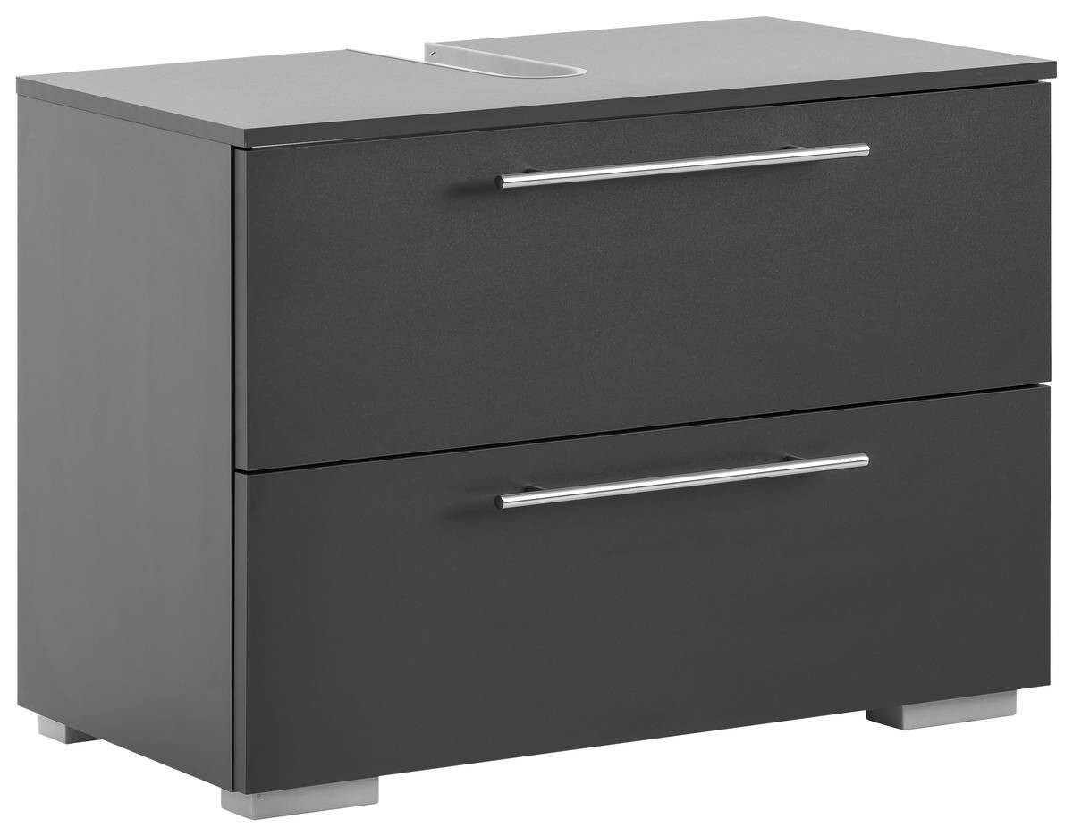 Waschbeckenunterschrank Carlos anthrazit B/H/T: ca. 80,2x59,1x35 cm Waschbeckenunterschrank Carlos anthrazit B/H/T: ca. 80,2x59,1x35 cm