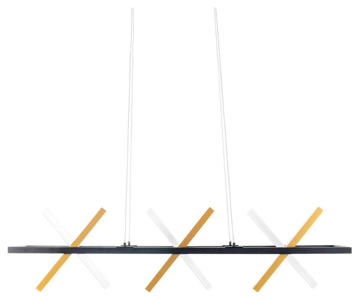 Näve Leuchten Pendelleuchte 7087058 gold Metall Kunststoff B/H/T: ca. 54x132x100 cm null 6 Brennstellen