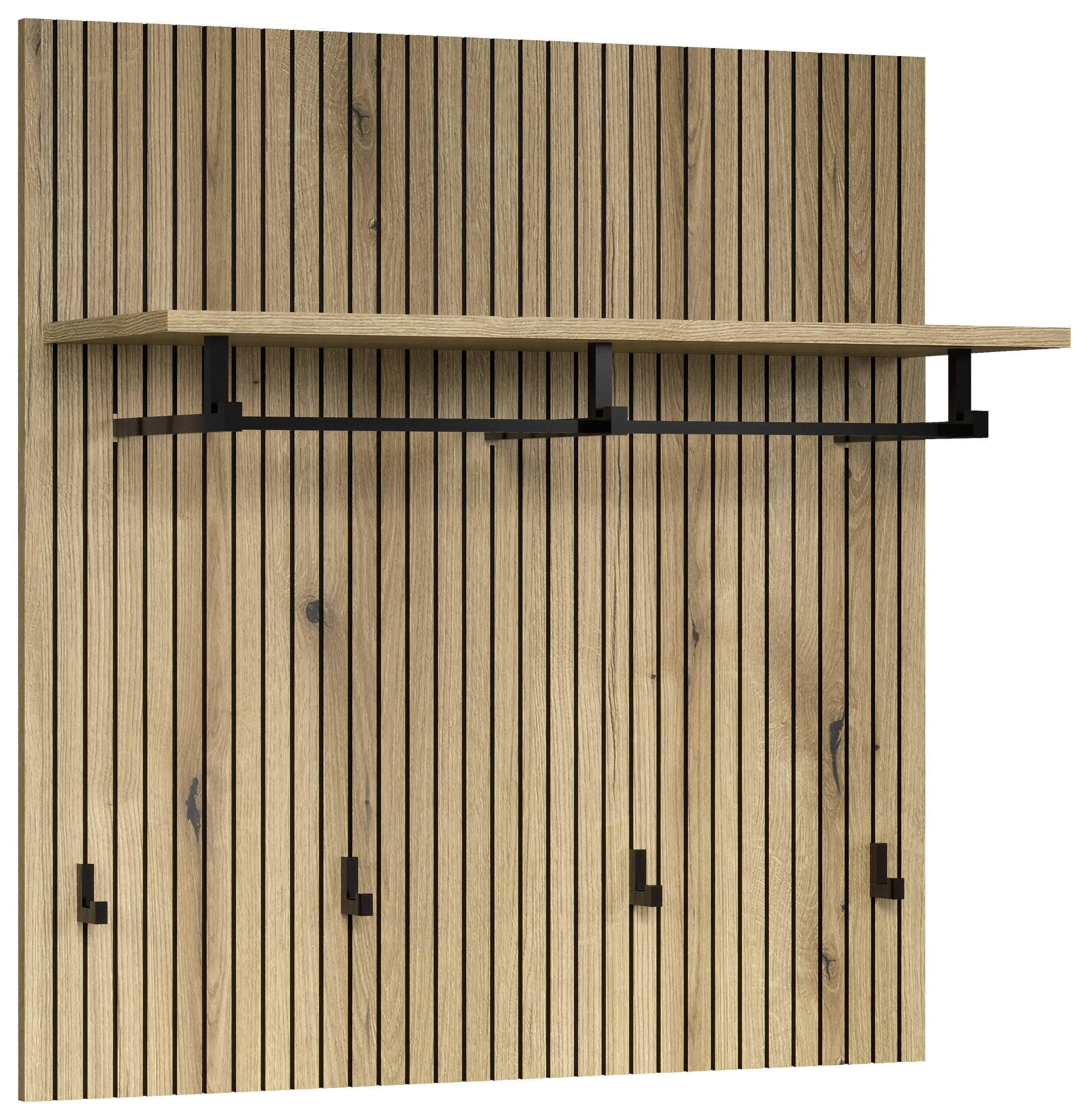 Garderobenpaneel Pure Bliss Eiche Evoke Oak Nachbildung B/H/T: ca. 80x84x28 cm Garderobenpaneel Pure Bliss Eiche Evoke Oak Nachbildung B/H/T: ca. 80x84x28 cm